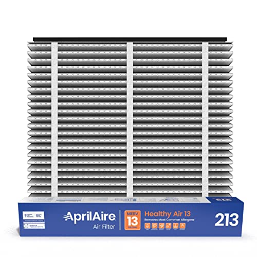 AprilAire 213 Replacement Air Filter 20x25x4 MERV 13 for Whole House Air Purifiers - 4-Pack | Healthy Home Allergy & Dust Reduction | Perfect for Homes with Pets, Allergies, or Asthma