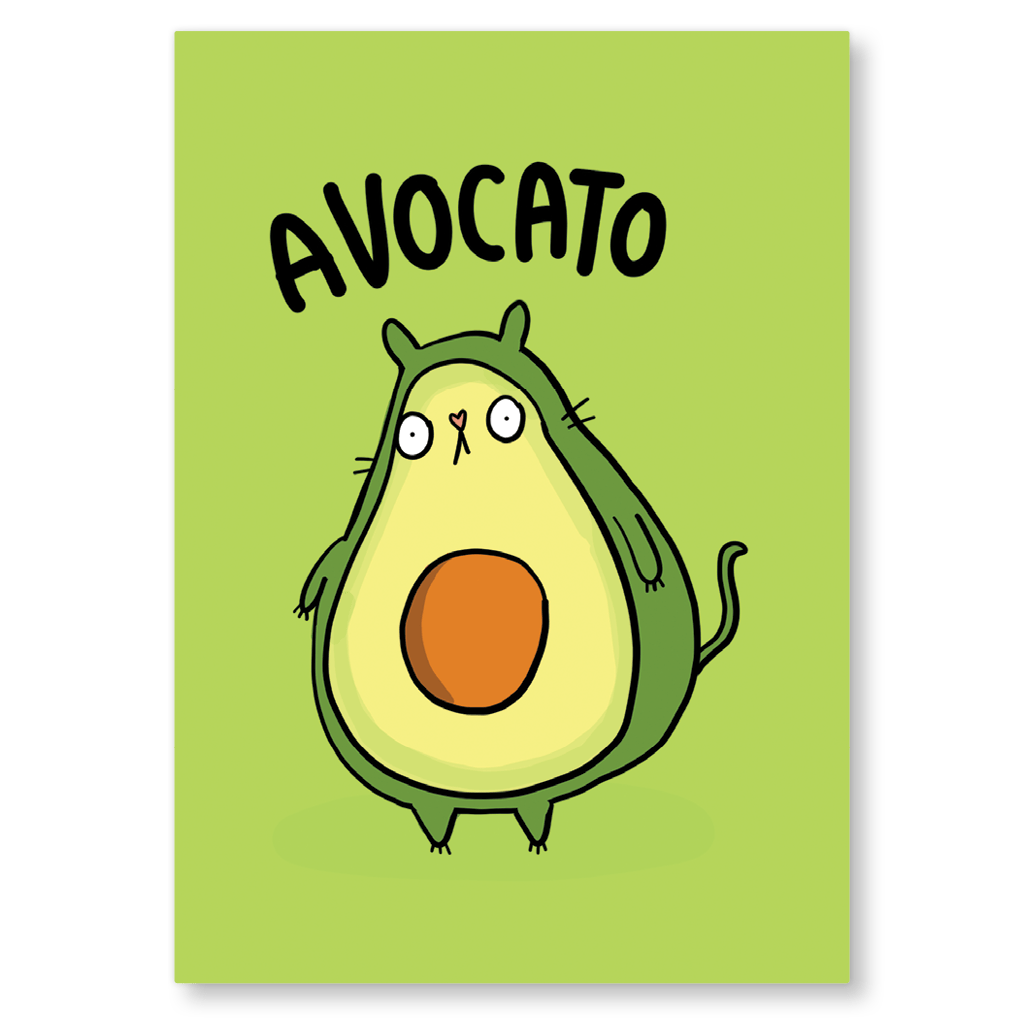 Avocado Greeting Postcards - Set of 12 Blank Notecards for Thank You Cards, Birthday Wishes & Special Occasions | Perfect for Mailing, Scrapbooking & Home Decor