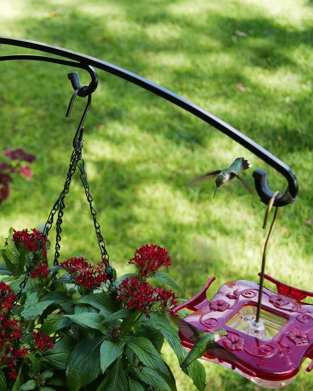 Brome BirdsUP 25 Hanging Bracket - Heavy Duty Bird Feeder Hanger for Outdoor Use - Perfect for Gardens, Patios, and Backyards - Durable Steel Construction for Long-Lasting Support