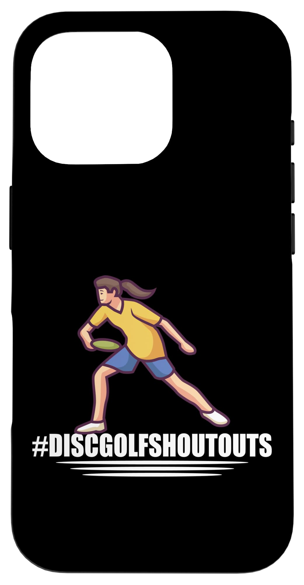 iPhone 16 Pro Case - Ultimate Frisbee & Disc Golf Protective Cover | Durable Shockproof Phone Case for Outdoor Sports Enthusiasts | Perfect for Disc Golf Tournaments & Beach Frisbee Games