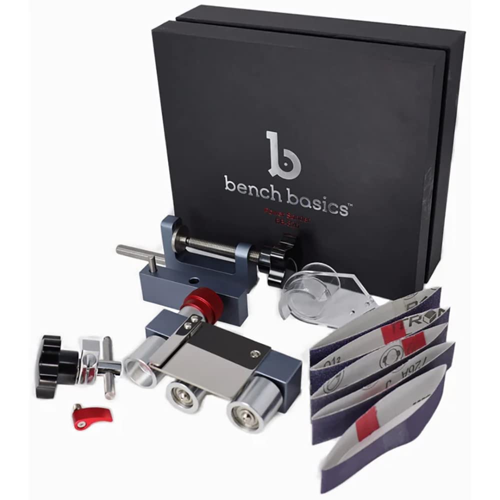 Bench Basics Power Sander Flexshaft Belt Attachment - Professional Woodworking & Metal Sanding Tool for DIY Projects, Furniture Refinishing, and Automotive Repair