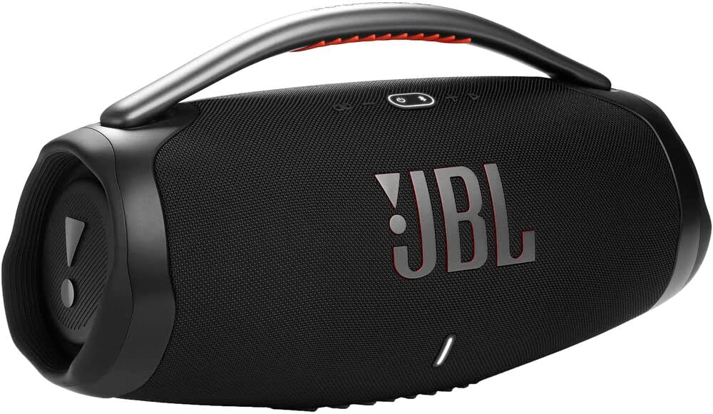 JBL Boombox 3 Portable Bluetooth Speaker - Powerful Sound, Deep Bass, IPX7 Waterproof, 24-Hour Playtime - Perfect for Outdoor Parties, Beach, Pool & Camping