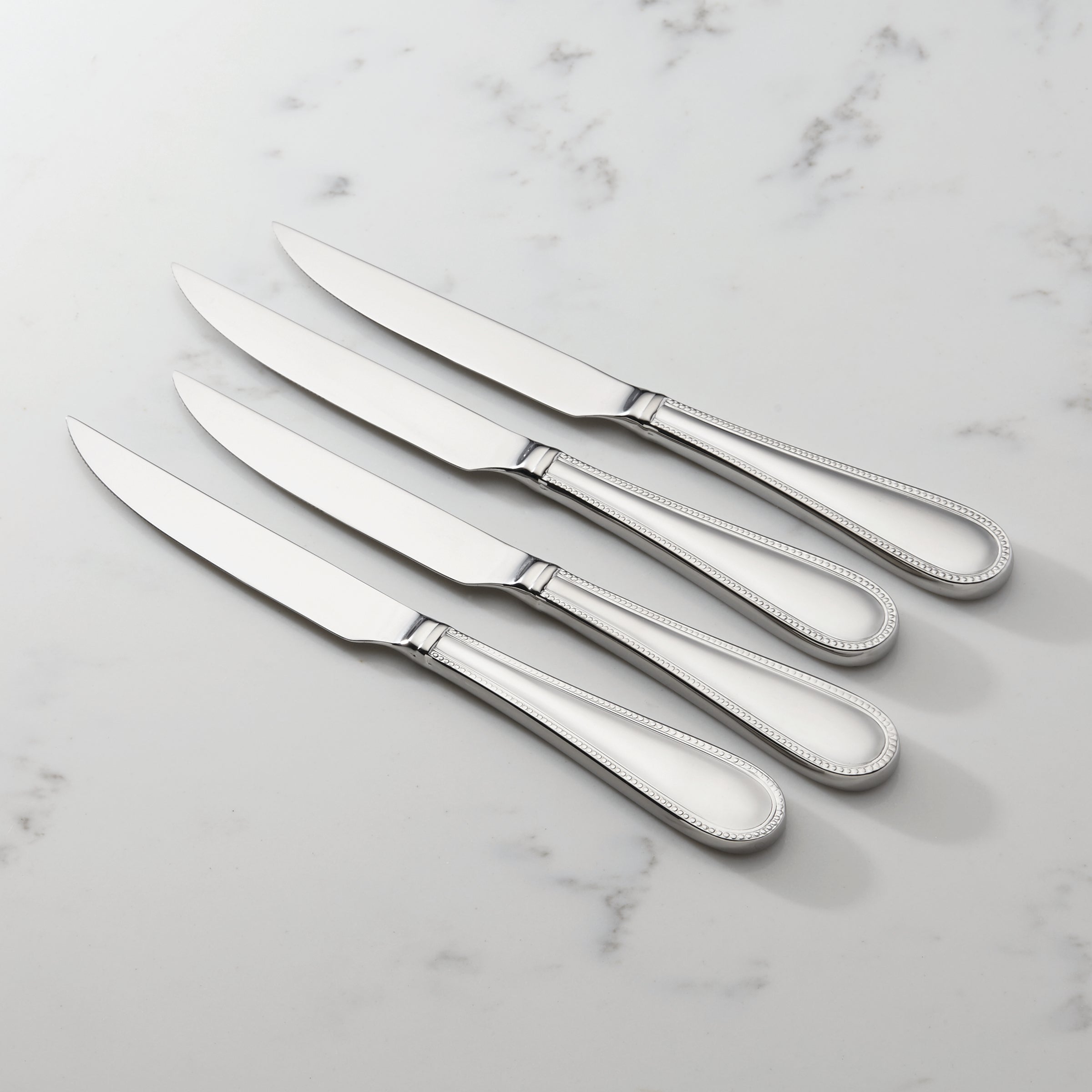 Premium Lyndon Steak Knife Set - 4-Piece High-Quality Stainless Steel Steak Knives for Perfect Slicing | Ideal for Steak Dinners, BBQ Parties & Fine Dining Experience