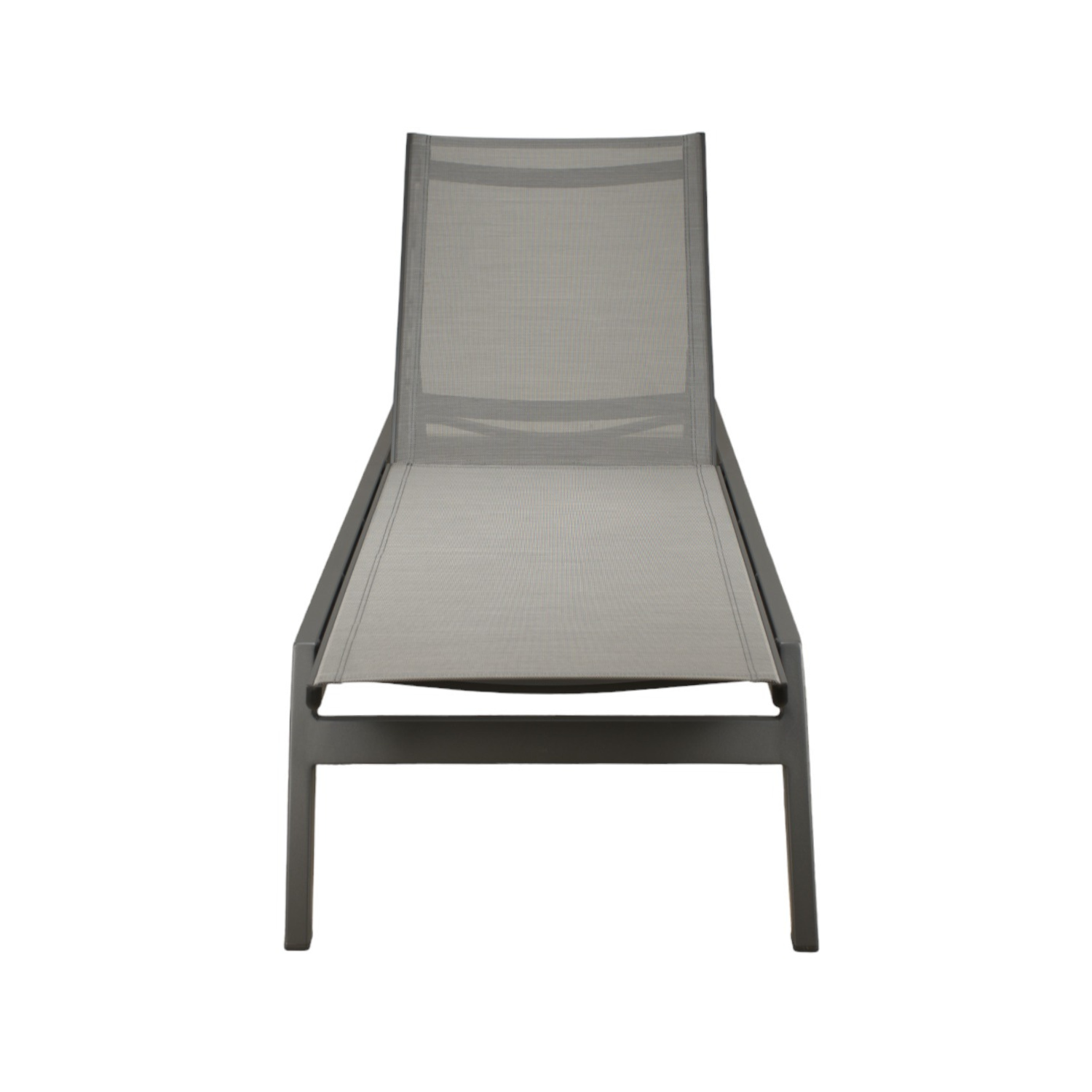 Hudson Slope Charcoal Chaise Lounge Chair - Modern Outdoor Patio Furniture for Poolside, Garden & Backyard Relaxation