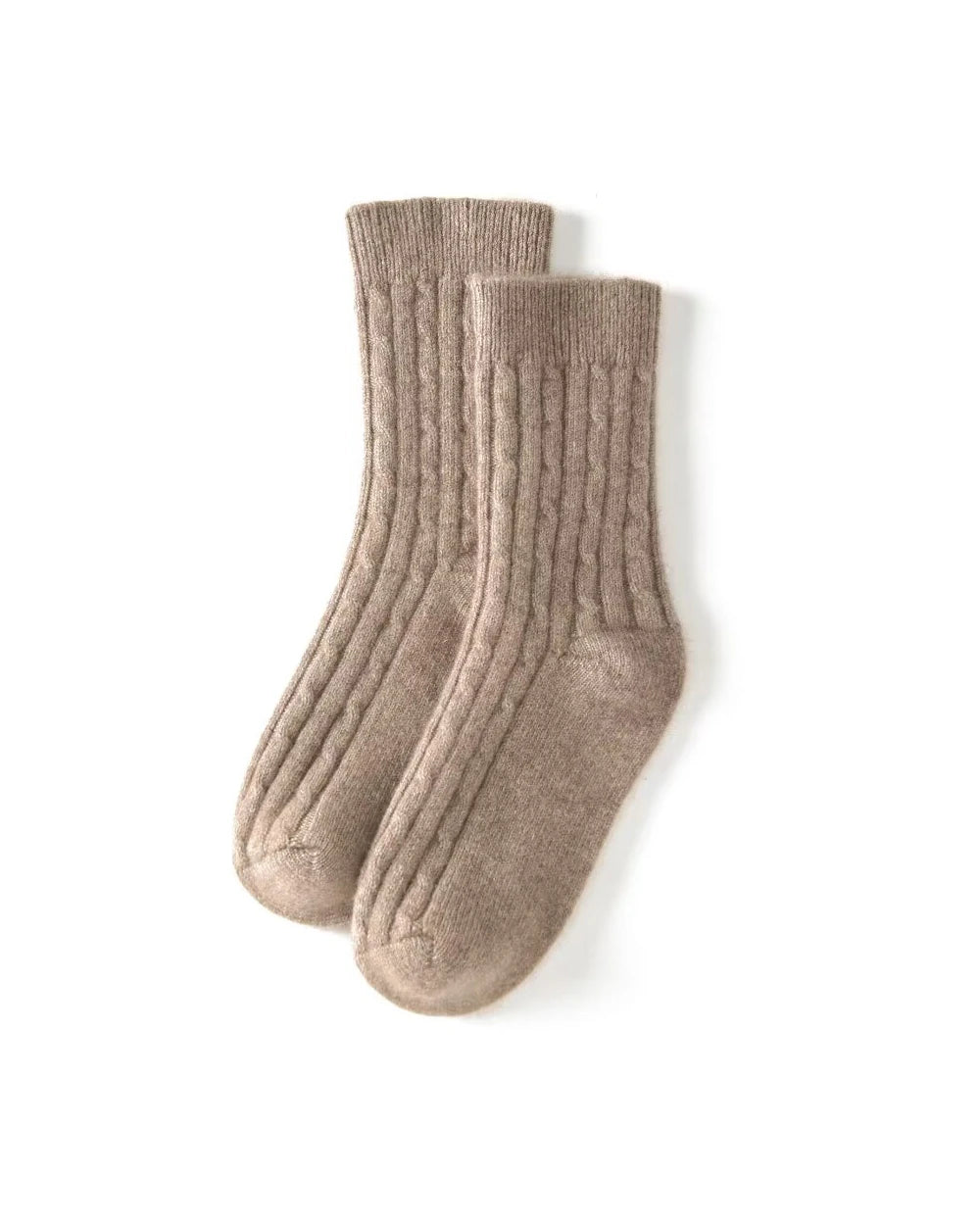 Luxury Knit Cashmere Crew Socks for Women & Men - Ultra Soft Winter Warm Socks - Perfect for Home, Office & Outdoor Activities
