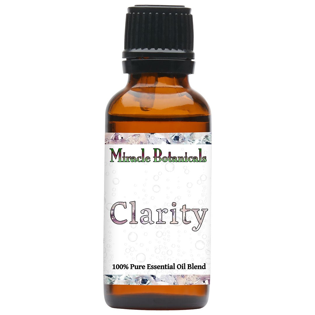 Clarity Essential Oil Blend - 100% Pure Therapeutic Grade for Focus, Mental Clarity & Relaxation | Aromatherapy, Diffuser, Massage & Meditation Essential Oil