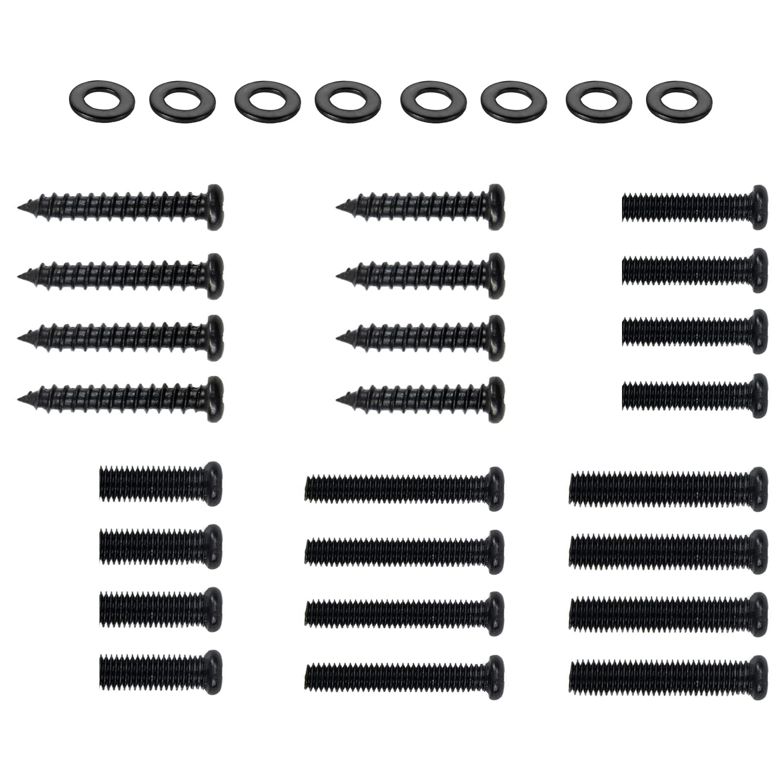 Universal TV Stand Screws and Washers Kit - Compatible with Westinghouse, JVC, Pioneer, Philips, Roku TV Mounts - Includes Screws & Washers for Secure TV Leg Installation - Perfect for Home Theater Setup and TV Mounting Projects
