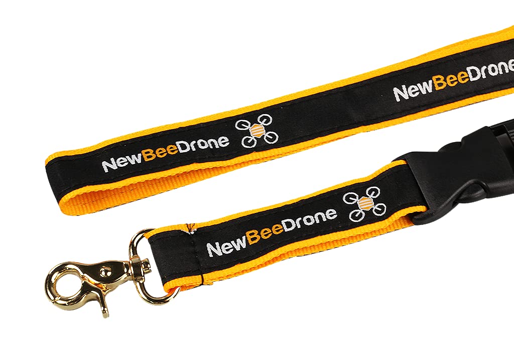SPEEDY BEE NewBeeDrone Adjustable & Detachable FPV Lanyard Strap for DJI FPV Remote Controller & All Types of FPV RC Radio Transmitters - Perfect for Drone Racing, Aerial Photography and FPV Flying