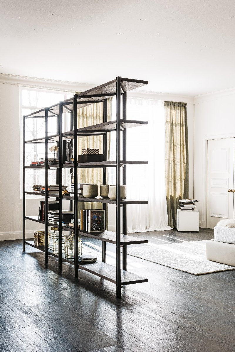 Hudson Bookcase - Modern Wooden Bookshelf with 5 Shelves for Home Office, Living Room & Bedroom Storage - Stylish & Sturdy Furniture for Organizing Books, Decor & Essentials
