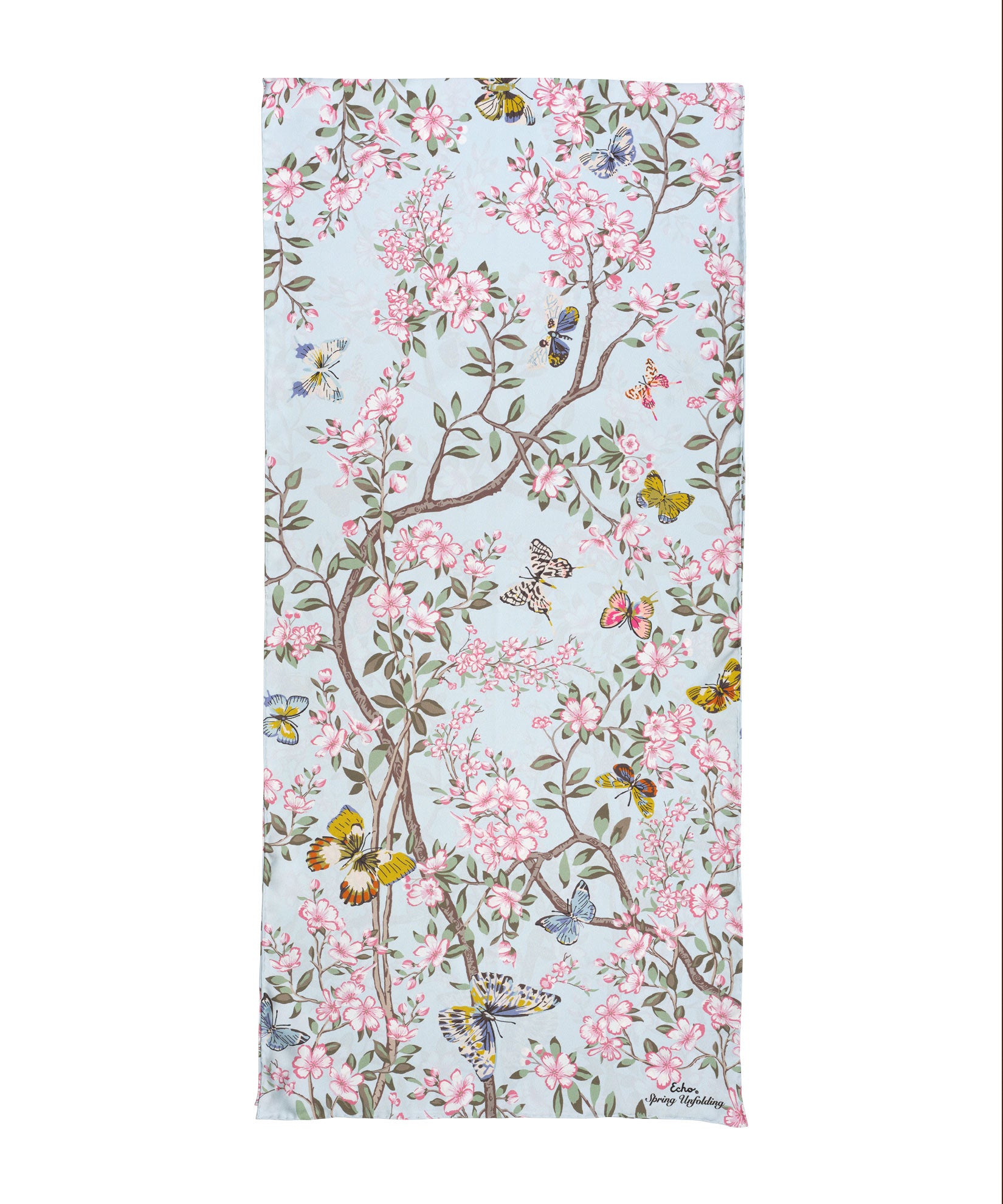 Elegant Spring Unfolding Silk Oblong Scarf - Lightweight Fashion Accessory for Women - Perfect for Office, Party & Travel Outfits