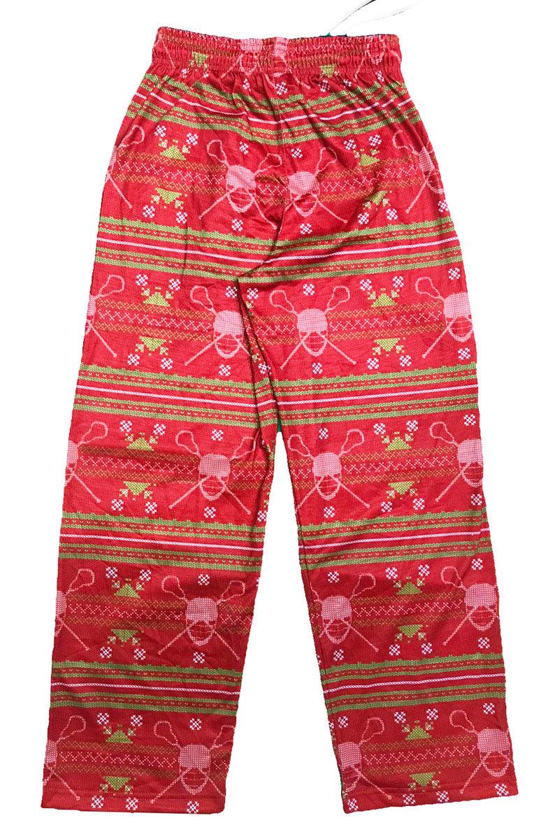 Trendy Youth Ugly Christmas Sweater Lounge Pants - Cozy Fleece Winter Pajama Bottoms for Holiday Parties & Family Gatherings
