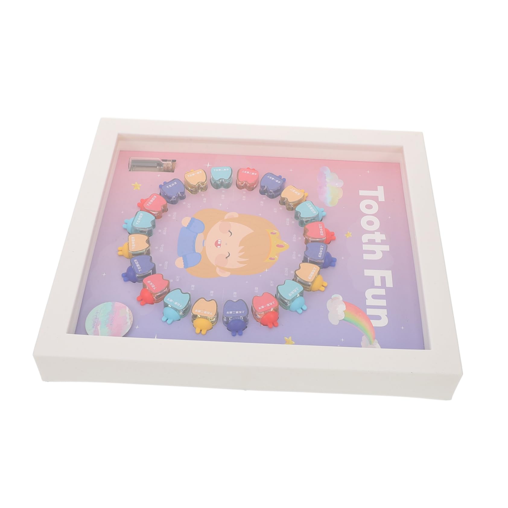 KOMBIUDA Teeth Storage Box Set - Kids Tooth Holder Case for Baby Teeth & Fetal Hair Keepsake - Perfect for Organizing and Preserving Children's First Teeth & Special Memories