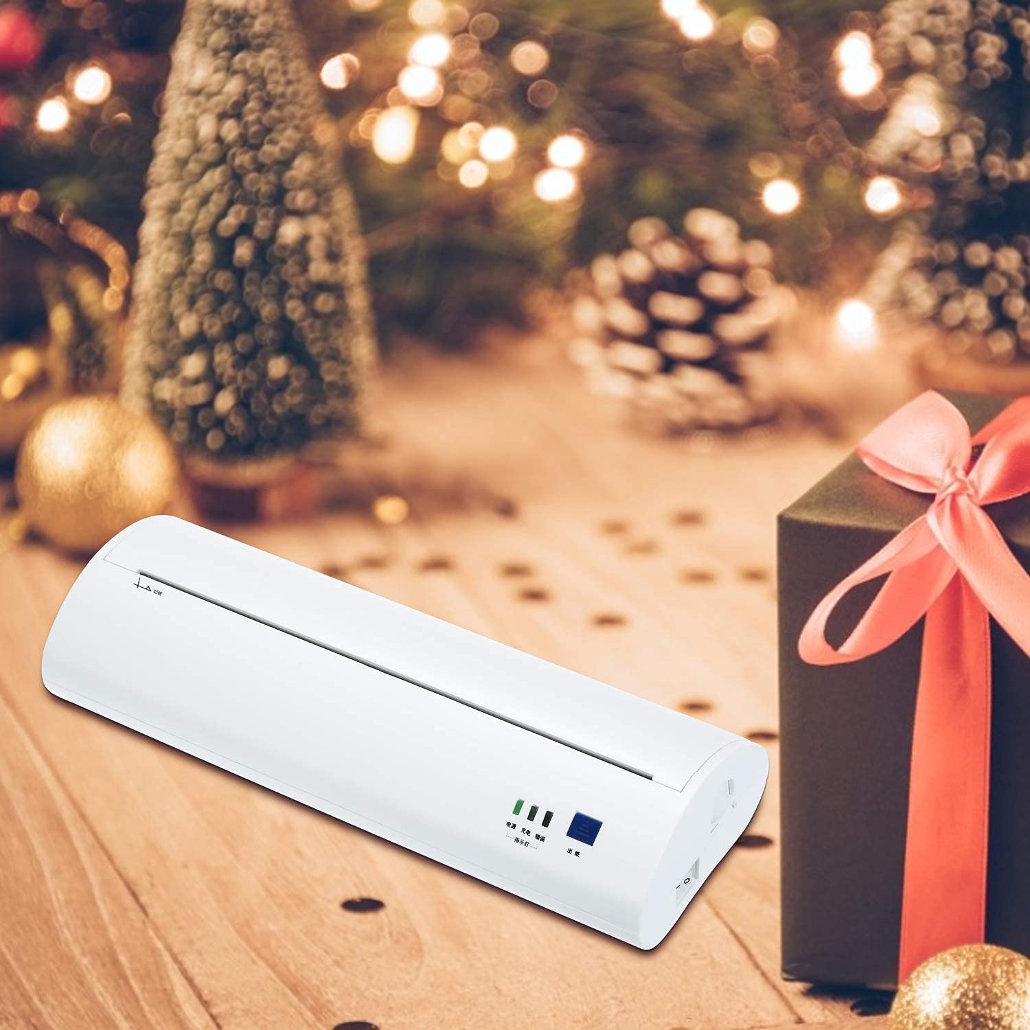 OHHG A4 Portable Thermal Printer - 210mm Mini Mobile Photo Printer with 203DPI, Bluetooth & USB Connectivity for Windows - Perfect for Receipts, Labels & On-the-Go Printing