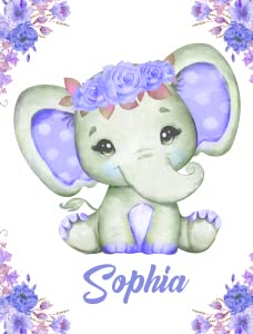 Purple Rose Elephant