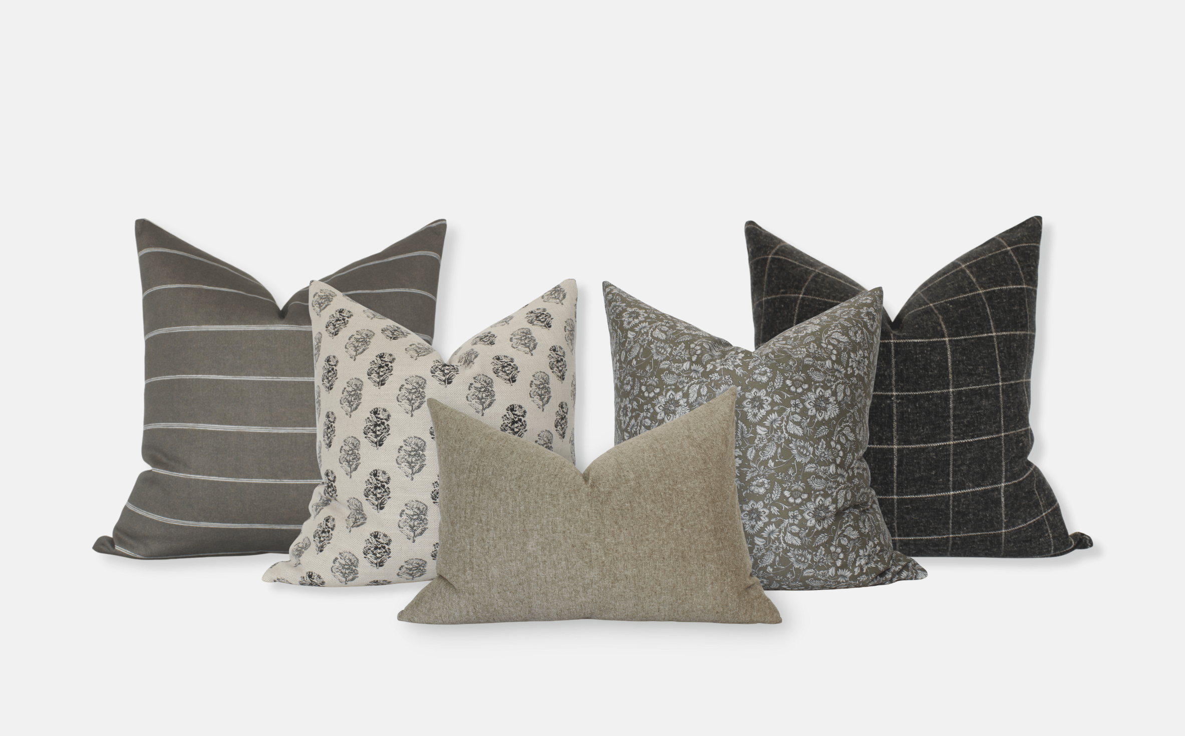 Dania Pillow Combo Set of 5 - Soft Decorative Throw Pillows for Couch, Bed & Sofa - Perfect for Living Room, Bedroom & Home Decor