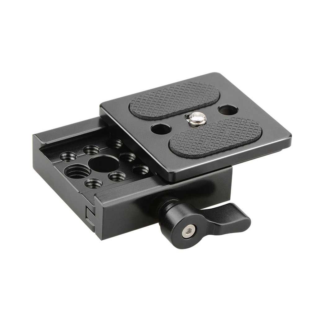 CAMVATE Quick Release Plate for Arca-Swiss Compatible QR Clamp Mount (50mm) - 1794 - Perfect for Tripod Heads, Camera Mounting & Photography Accessories - Ideal for DSLR, Mirrorless & Video Camera Setups