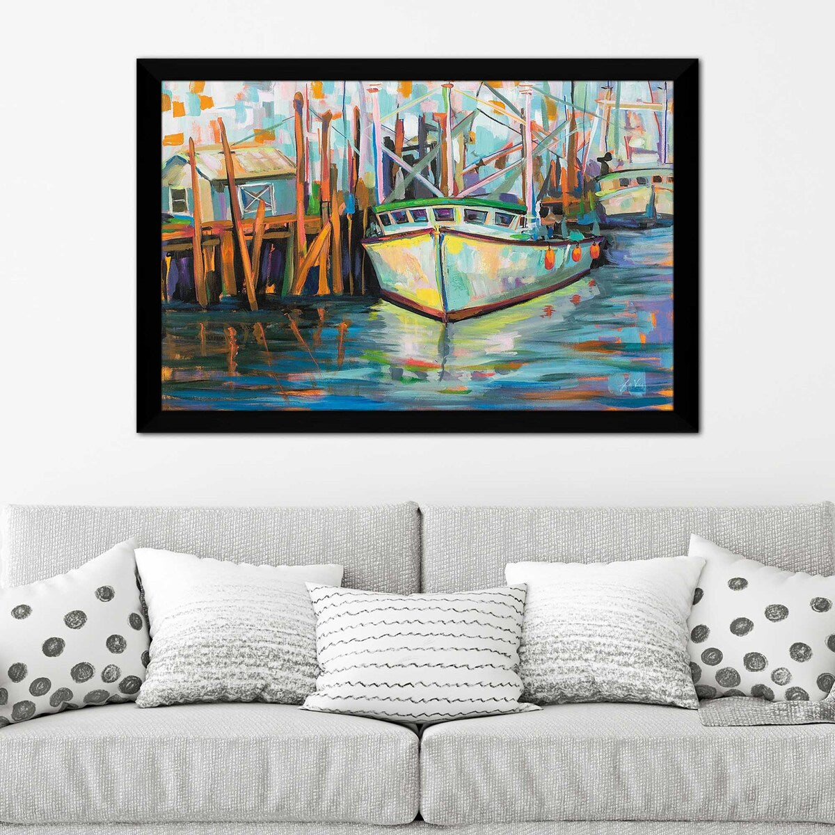 Custom Dock Sign - Personalized Acrylic Print for Home & Office Decor | Perfect for Boat Houses, Marinas, and Nautical Themed Spaces