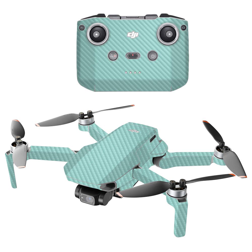 Premium Carbon Fiber Skin for DJI Mini 2 Drone - Durable Protective Cover with Textured Finish | Easy Application | Made in USA | Perfect for Outdoor Adventures & Aerial Photography