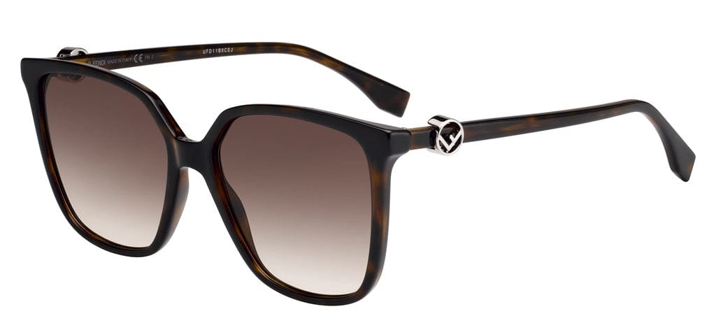 FENDI FF 0318/S 86 5717 Sunglasses for Women - Luxury Designer Shades with UV Protection - Perfect for Beach, Driving & Fashion Outfits