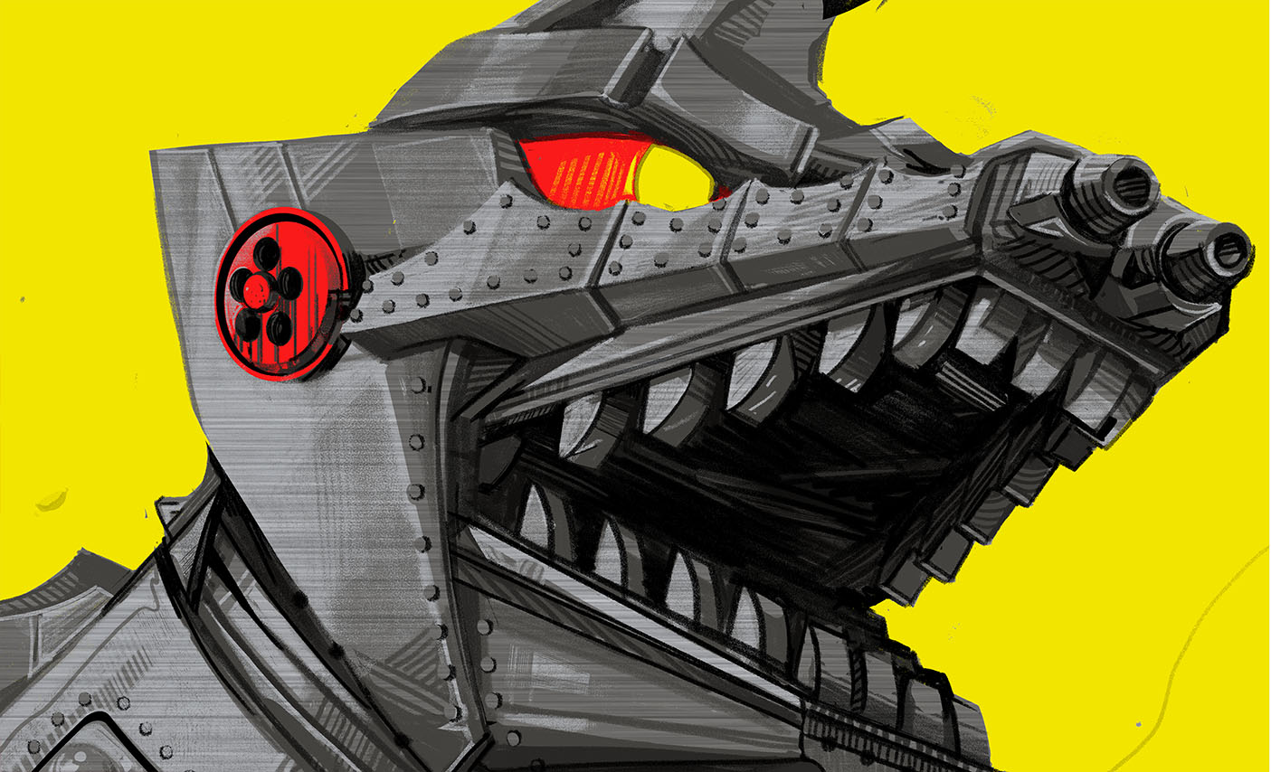 Godzilla vs. Mechagodzilla Limited Edition Movie Poster - Premium Wall Art for Home Theater, Game Room & Anime Collection