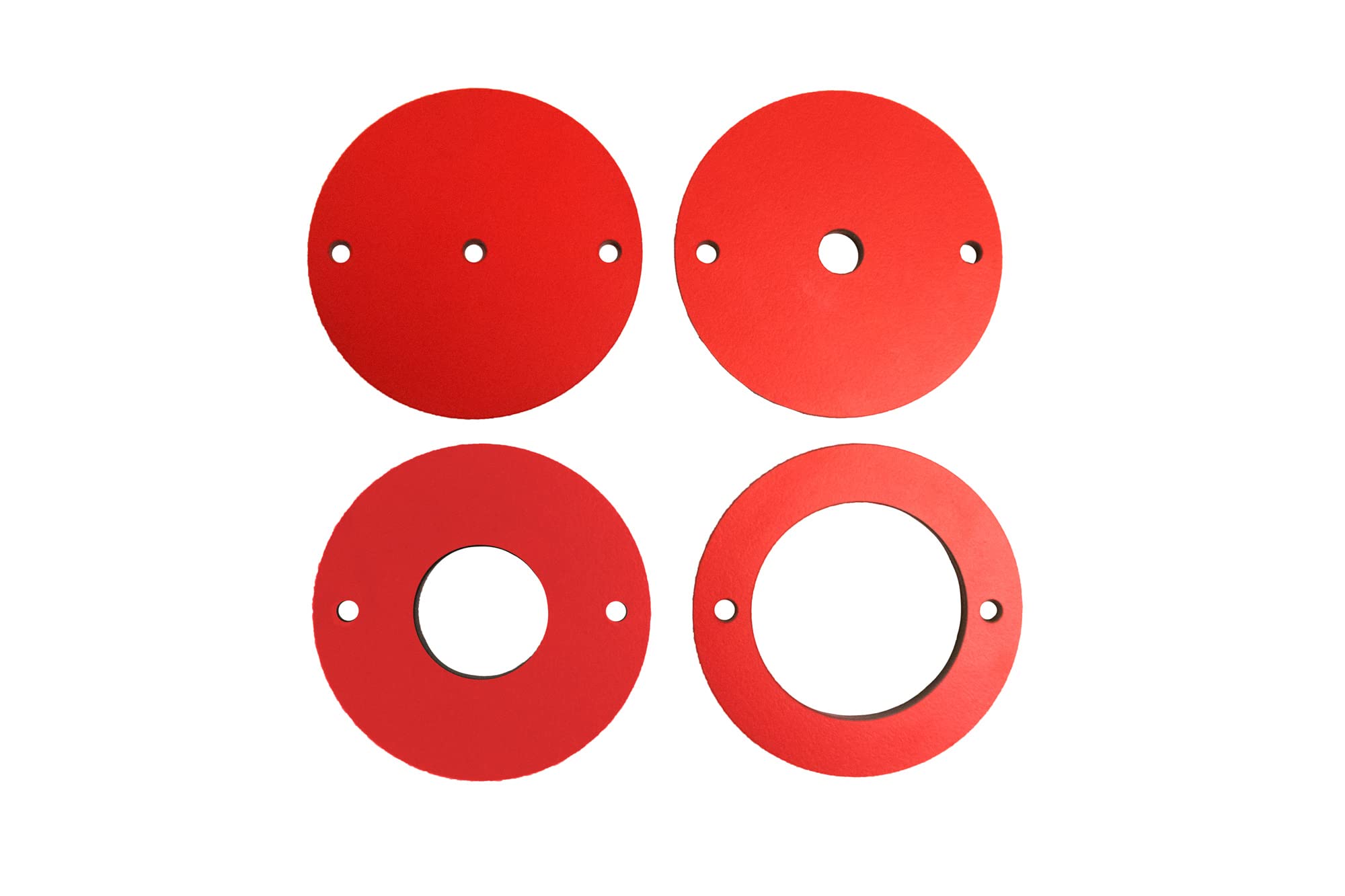 SawStop RT-PIR 4-Piece Phenolic Router Plate Insert Ring Set - Durable Replacement Parts for Woodworking & Cabinet Making (Perfect for Precision Routing & Table Saw Safety)