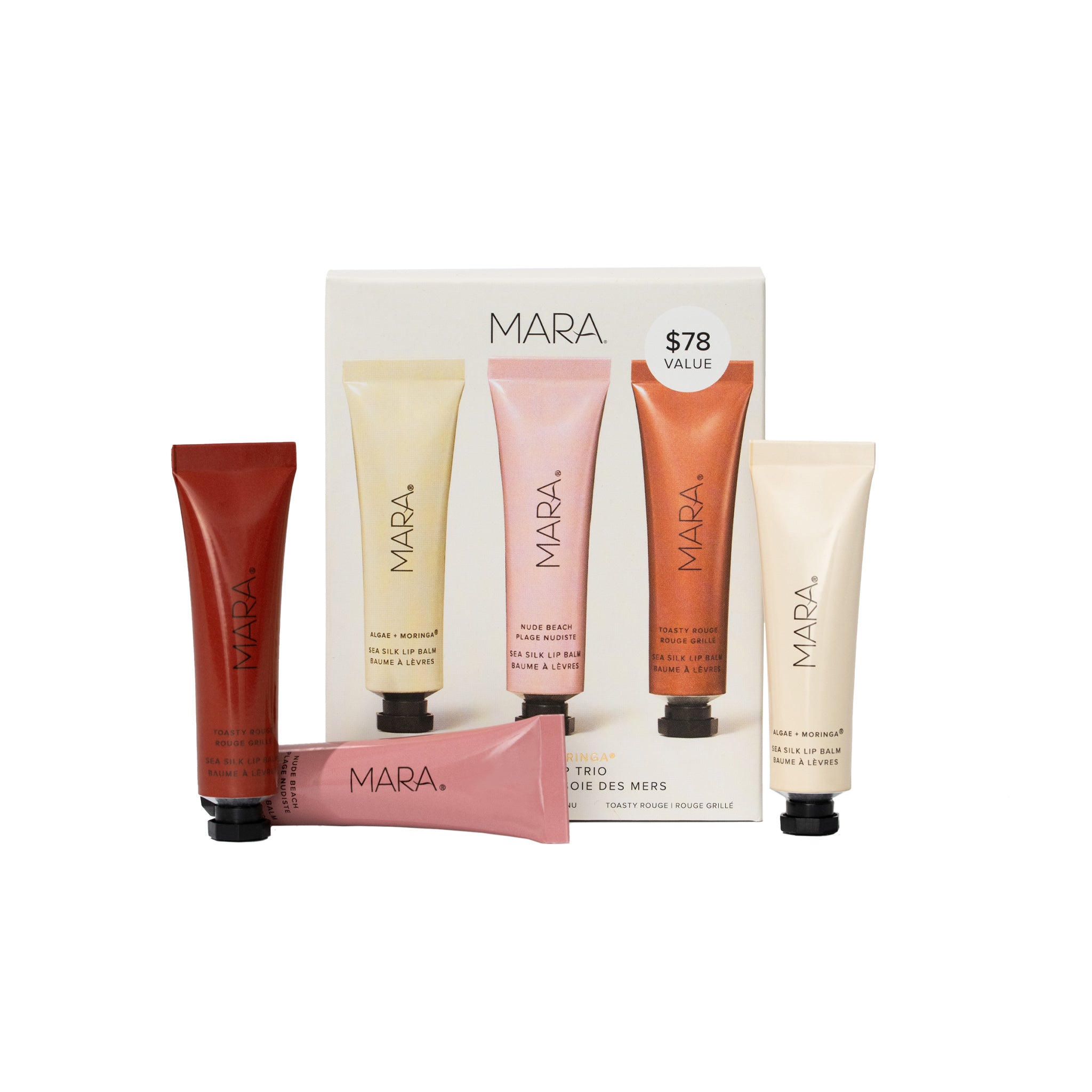 Sea Silk Lip Trio Set - Hydrating Lip Balm, Lip Scrub & Lip Mask for Soft & Smooth Lips - Perfect for Daily Care, Night Treatment & Gifting