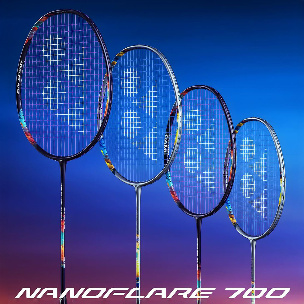 Yonex Nanoflare 700 Play Badminton Racket - Midnight Purple | Lightweight Carbon Fiber Shaft | Perfect for Recreational & Competitive Play | Indoor & Outdoor Court Sports