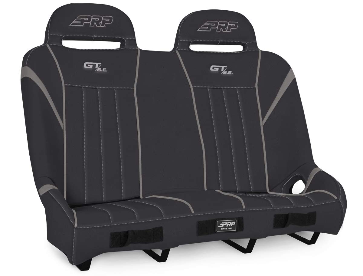 Polaris RZR PRP Seats A60-203 GT/S.E. Suspension Bench Seat - Black & Gray Replacement for Off-Road UTV Accessories | Perfect for Trail Riding, Dune Bashing & Off-Road Adventures