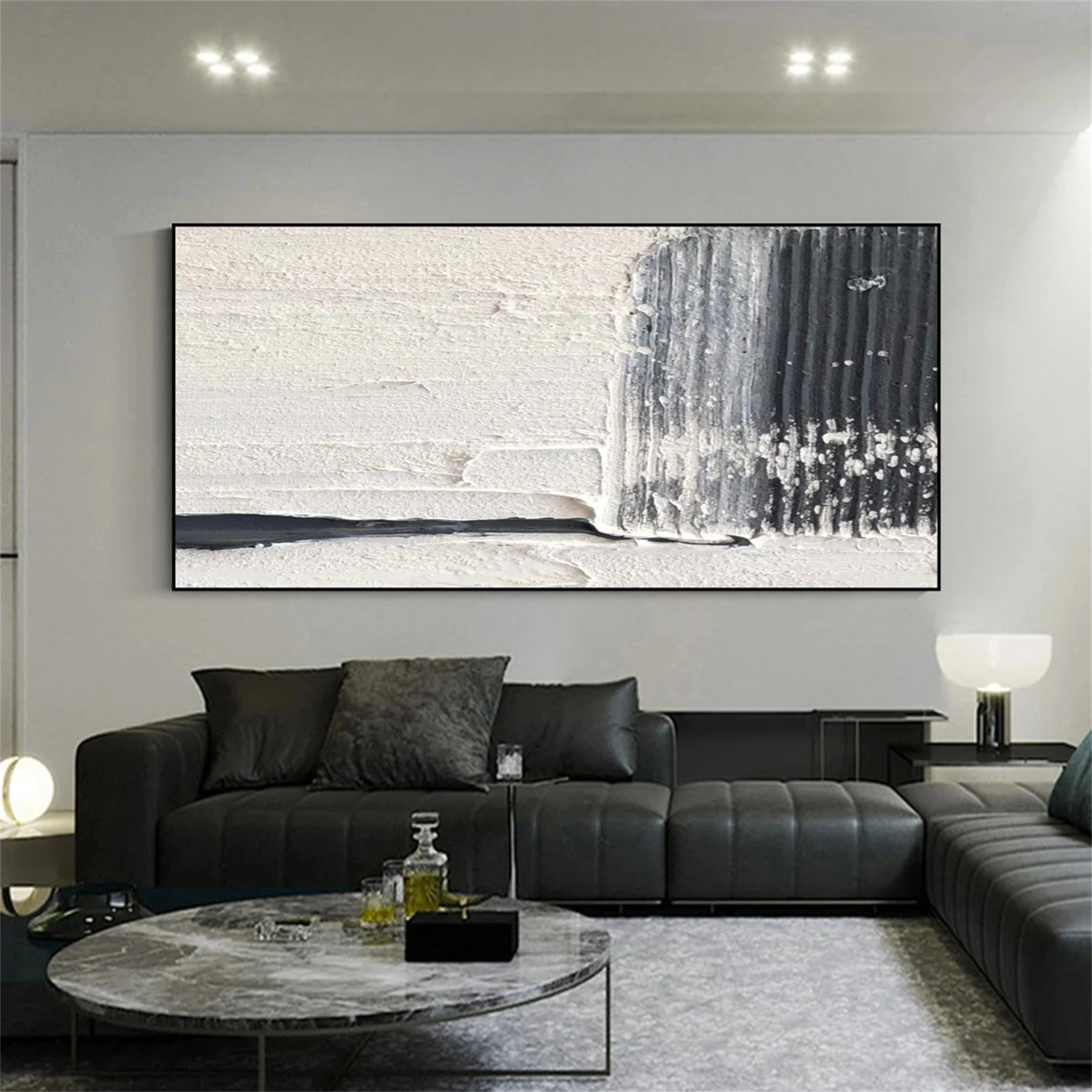 Abstract Painting #AB 087 - Modern Canvas Wall Art for Home & Office Decor - Perfect for Living Room, Bedroom, or Workspace
