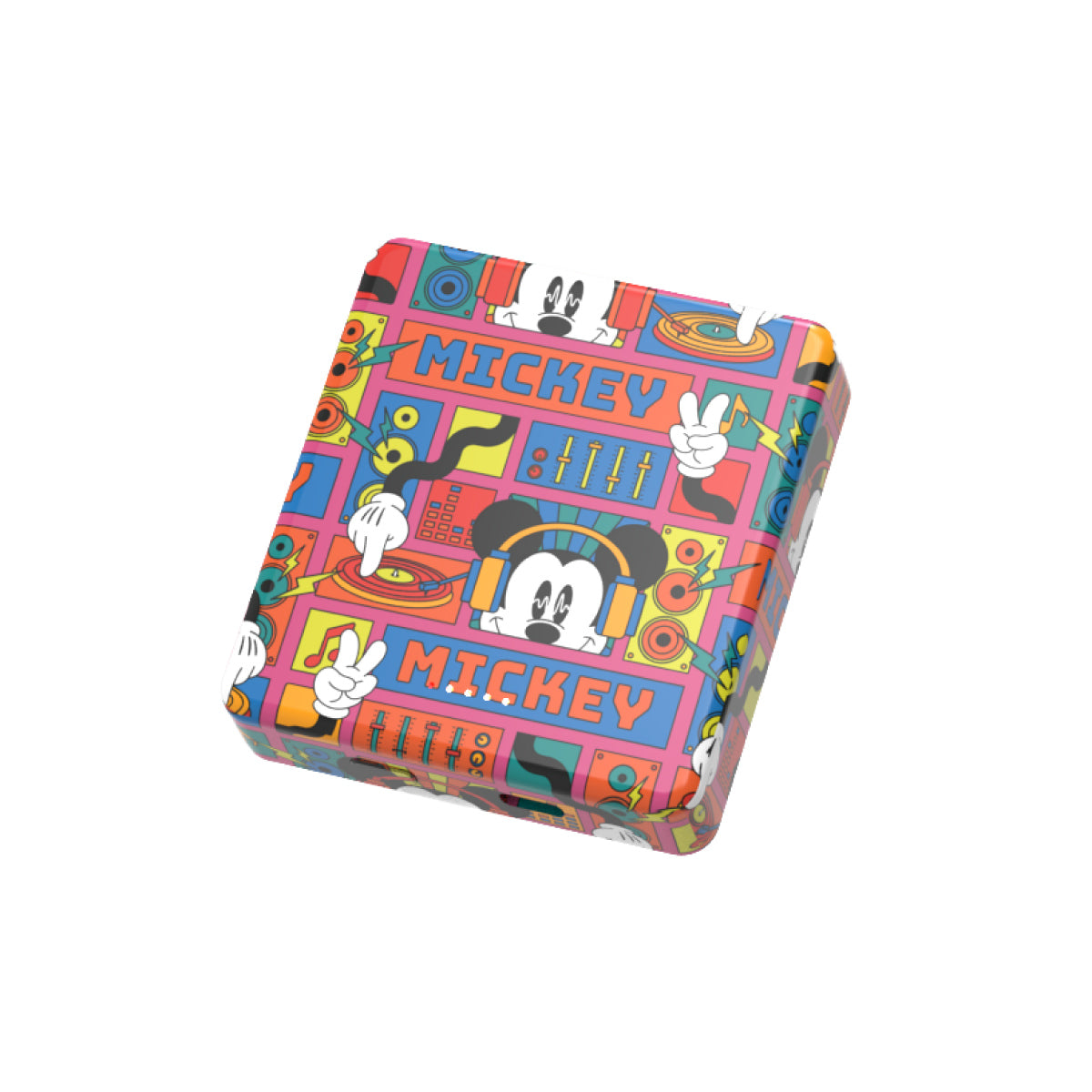 Disney Limited Edition Mickey Orange Magnetic Wireless Power Bank - Portable Charger for iPhone, Android, Smartphones - Perfect for Travel, Work, and Outdoor Adventures
