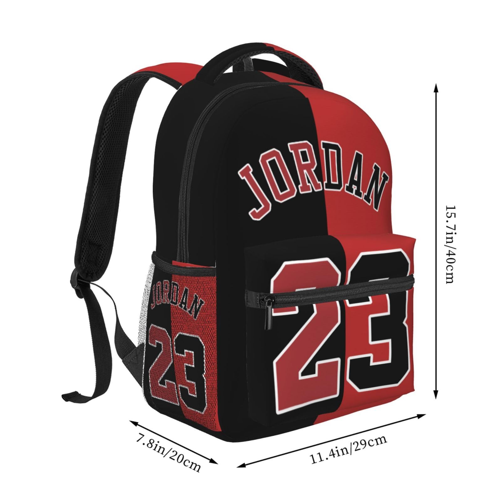 3D Printed Basketball Backpack - Lightweight Large Capacity Multifunctional Travel Backpack for Men & Women - Perfect for Sports, Gym, School, Hiking & Outdoor Activities