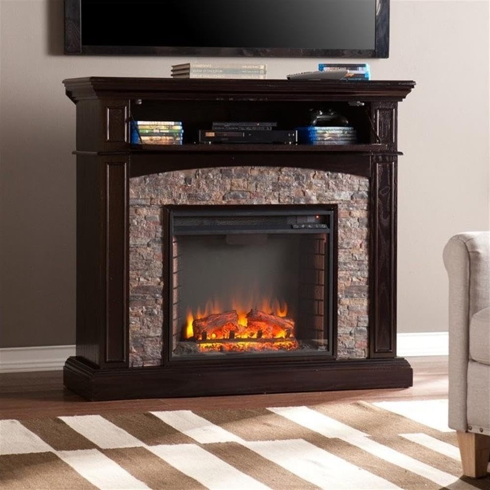 SEI Furniture Grantham Electric Media Fireplace - 60