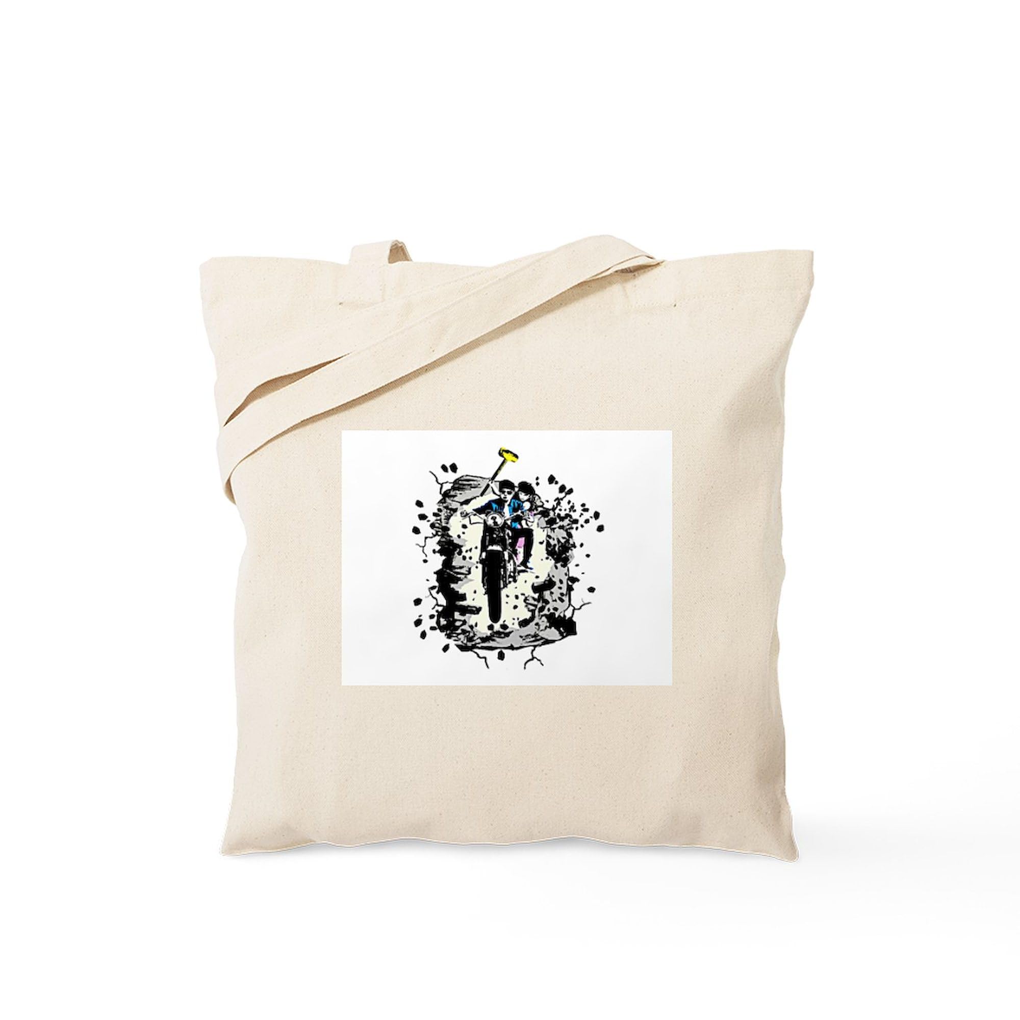 Emmett and Bay Natural Canvas Tote Bag - Eco-Friendly Reusable Shopping Bag for Groceries, Beach, Work & Daily Use