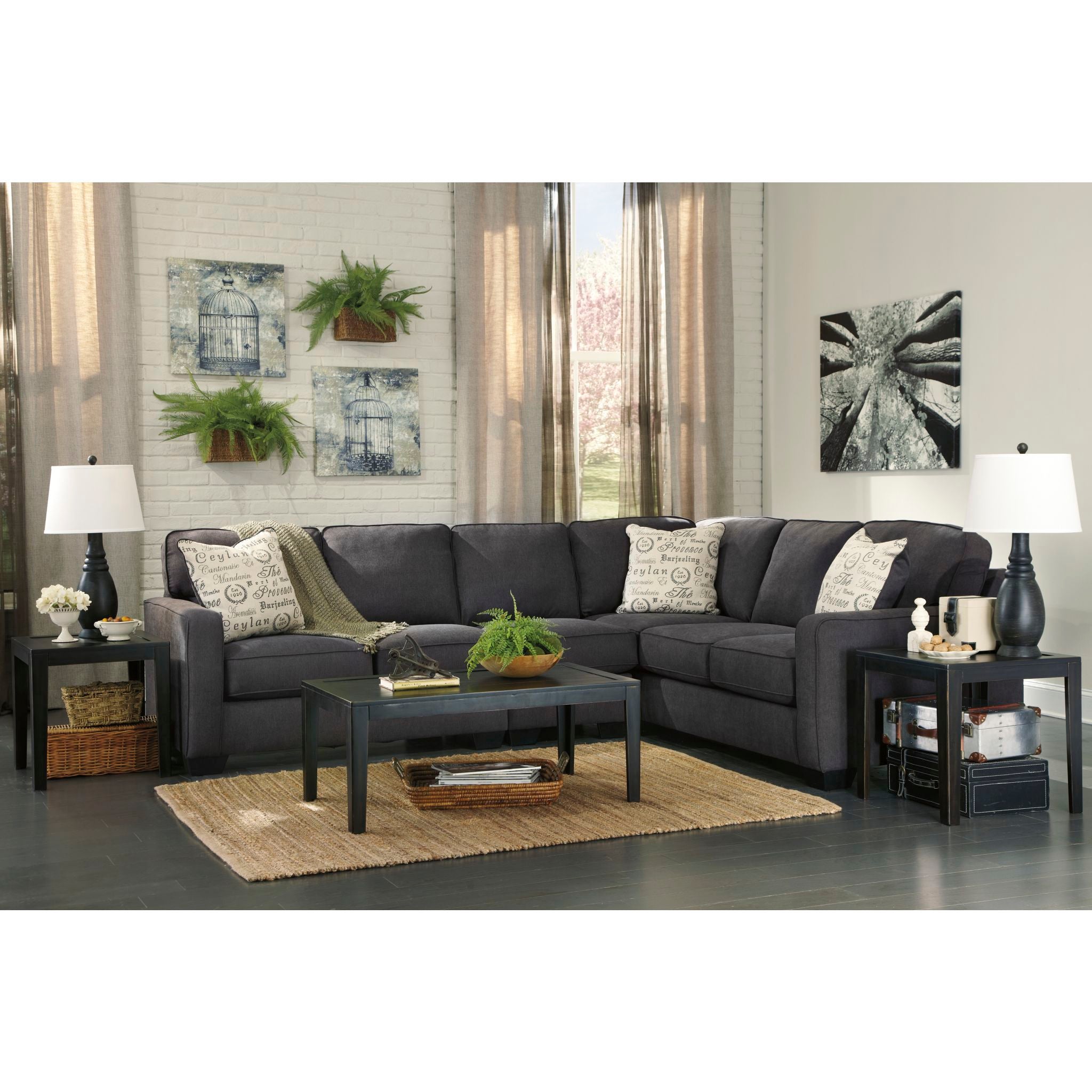 Alenya 3-Piece Sectional Sofa Set - Modern L-Shaped Couch with Chaise Lounge for Living Room, Family Room & Apartment | Comfortable Fabric Upholstery, Sturdy Frame | Perfect for Small Spaces & Home Decor