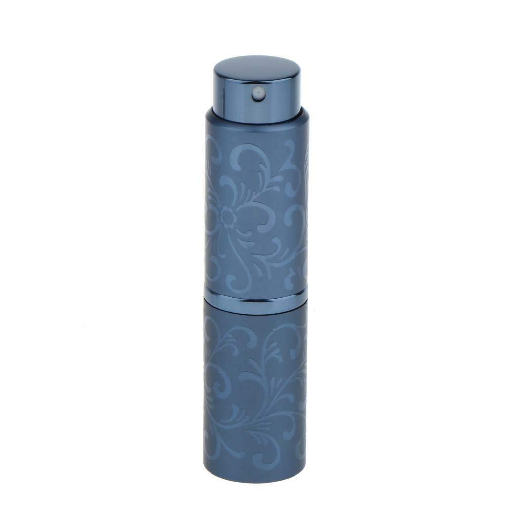 5x 15ml Mini Perfume Bottles & Travel Aluminum Spray Atomizers - Refillable Empty Bottles for Fragrance, Essential Oils, DIY Cosmetics - Perfect for Travel, Gym, Purse & Gift Packaging