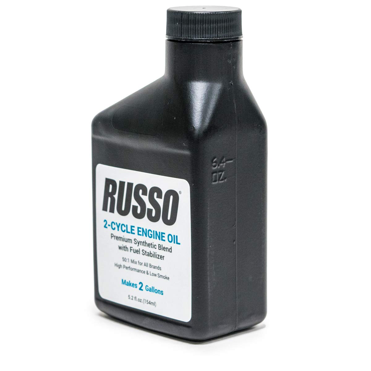 48 Bottles Russo Synthetic Blend 2 Cycle Motor Oil 5.2 Oz 50:1 Mix - 2 Gallon Compatible with Echo, Stihl, Husqvarna Chainsaws & Outdoor Power Tools - Ideal for Lawn Mowers, Leaf Blowers, Trimmers & More