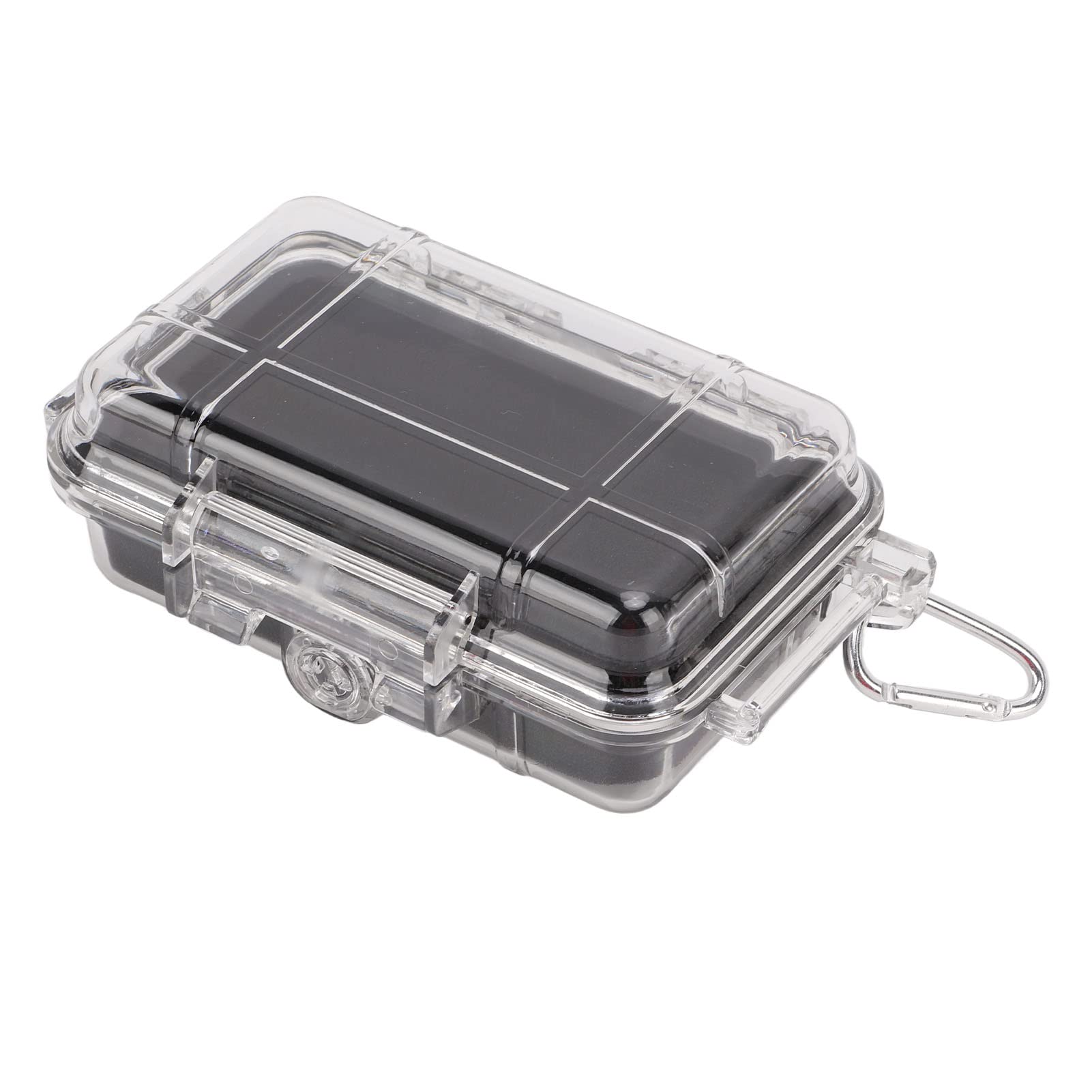 Waterproof Survival Storage Box - Shockproof Plastic Container with Shock Absorption Liner, Transparent Airtight Case for Camping, Hiking, Emergency Kits & Outdoor Adventures - Perfect for Gear Protection During Extreme Weather and Wilderness Expeditions