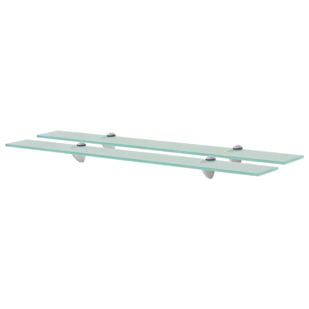 Modern Floating Glass Shelves Set of 2 - 31.5