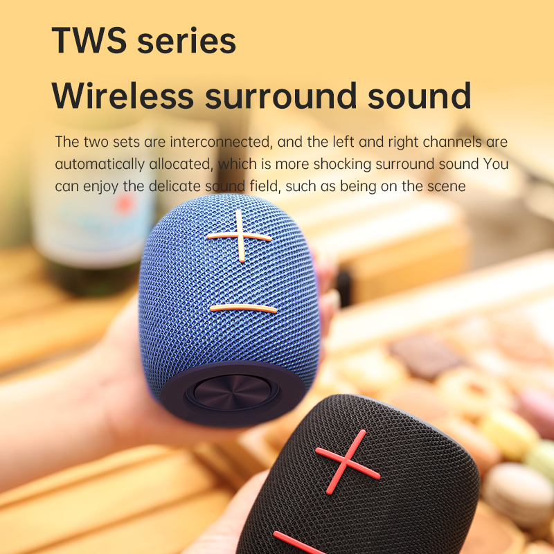 M11 Portable Bluetooth Speaker with HD Sound, Wireless & Waterproof - Perfect for Outdoor Adventures, Travel, and Home Use