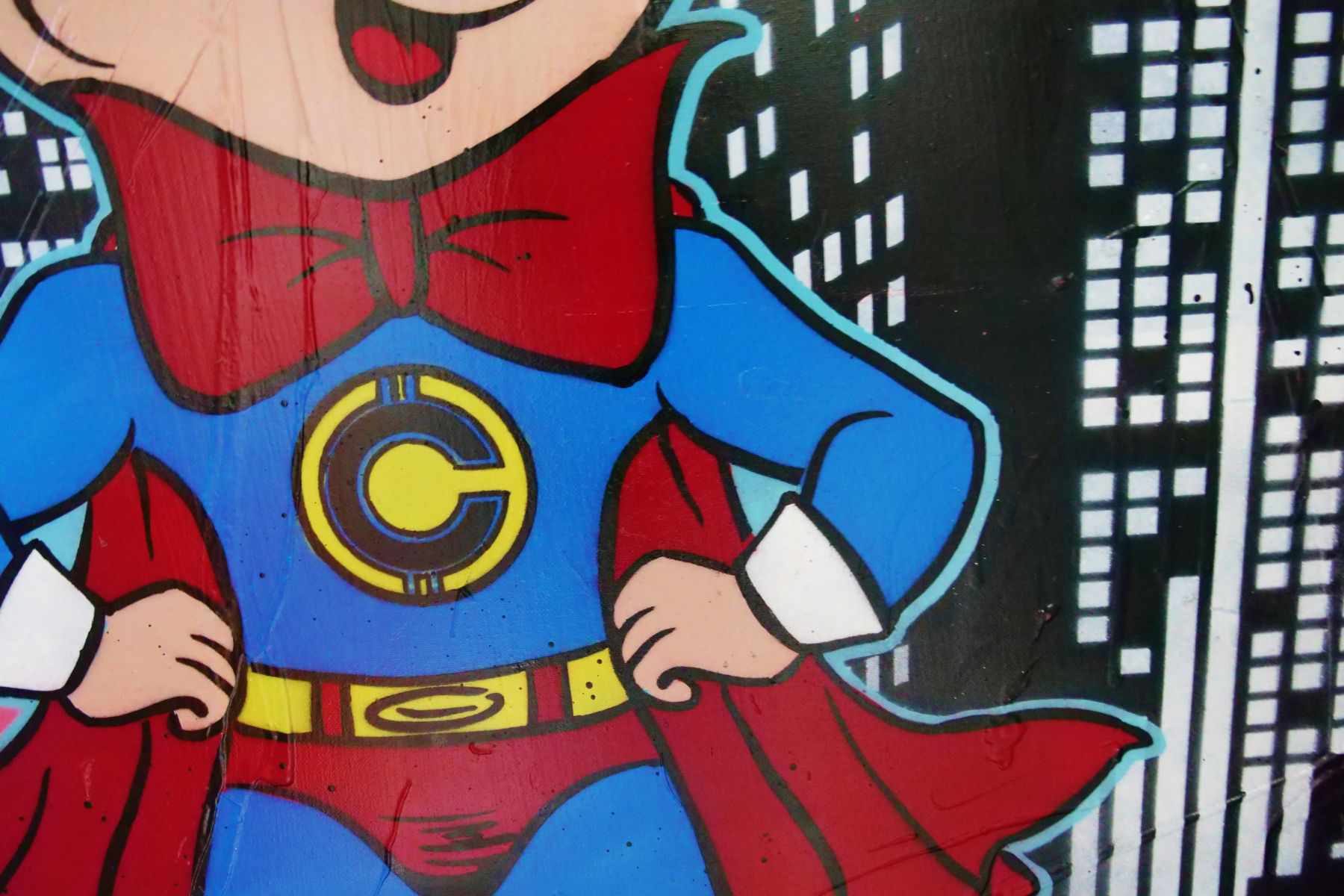 Richie Rich Textured Urban Pop Art Painting - 140cm x 100cm Crypto Boy Rules Wall Decor for Modern Living Room & Office