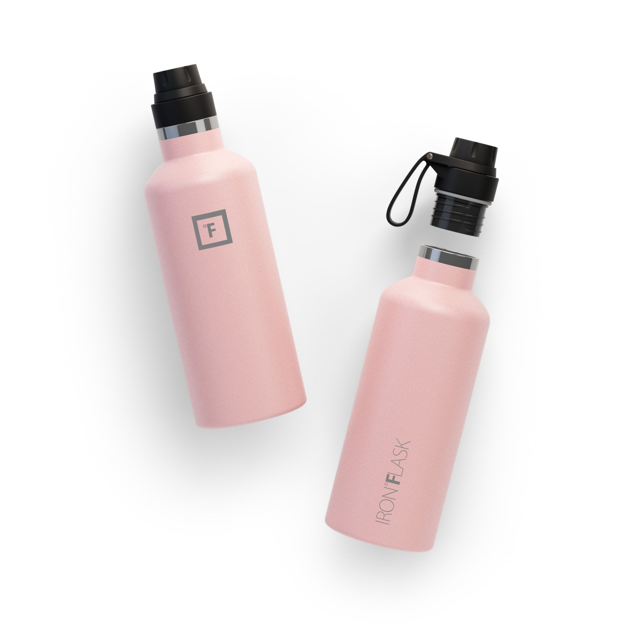 32 Oz Narrow Mouth Water Bottle with Spout Lid - Leak Proof Stainless Steel Insulated Water Bottle for Hiking, Gym & Outdoor Activities