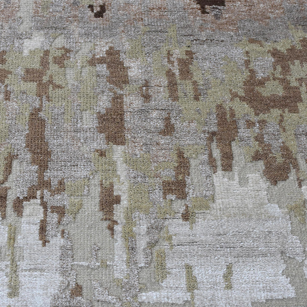 Handmade Ecliptic Hand Knotted Rug - Bohemian Style Wool Area Rug for Living Room, Bedroom & Home Decor - Perfect for Boho Chic, Farmhouse & Modern Interior Design