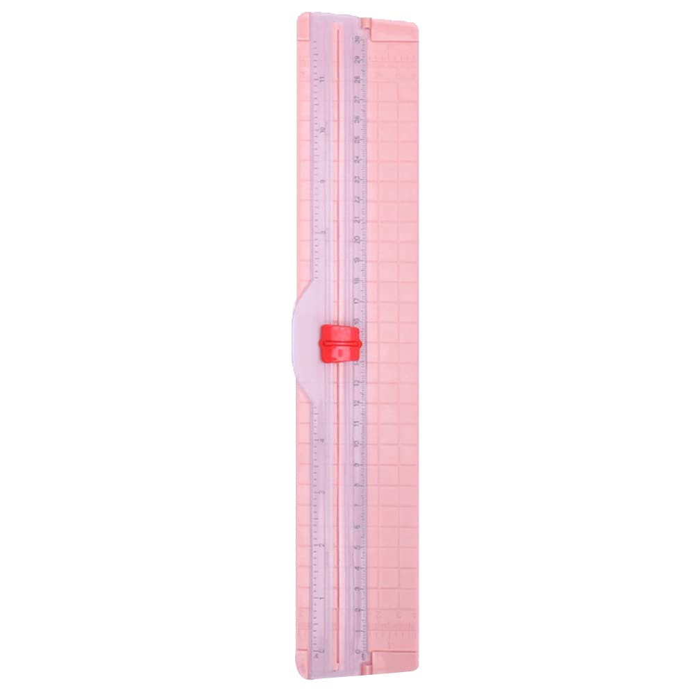 Portable Paper Cutter for Cardstock, Photos & Labels - Mini Trimmer with Ruler for Scrapbooking, Crafting, Office, Home & School Use | Perfect for DIY Projects, Card Making & Photo Studio Supplies