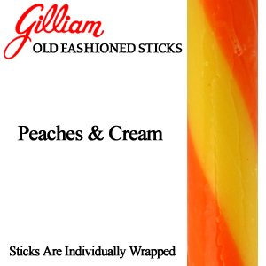 Peaches N Cream Old Fashioned Candy Sticks - 80 Count Pack of Classic Hard Candies | Perfect for Parties, Gifts & Nostalgic Treats