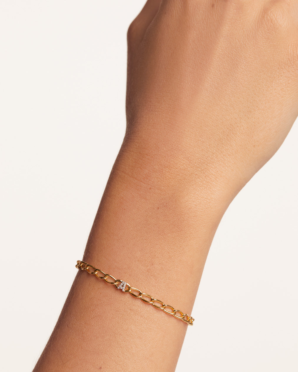 4 Letter A Chain Bracelet for Women - Personalized Initial Name Jewelry Gift for Her - Perfect for Birthdays, Anniversaries & Everyday Wear