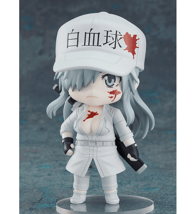 Cells at Work! Code Black White Blood Cell (Neutrophil) Nendoroid Figure 1579 - Anime Collectible for Fans & Display
