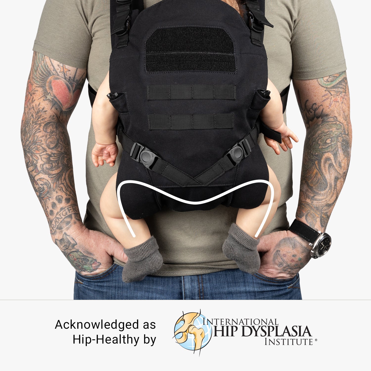 Tactical Baby Carrier® - Military-Grade Baby Carrier for Hands-Free Parenting | Perfect for Hiking, Travel & Outdoor Adventures