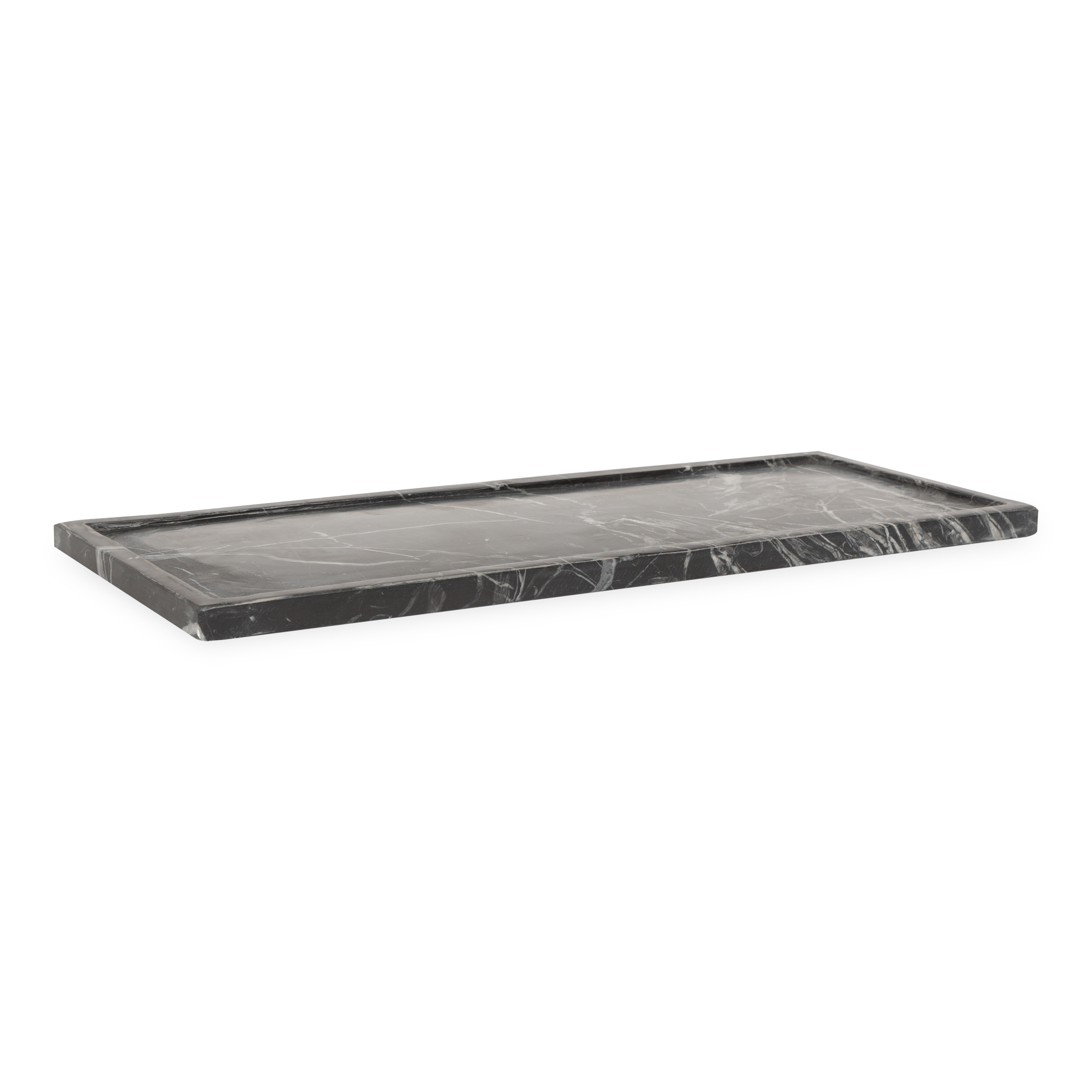 Black Marble Soap Dish - Elegant Bathroom Organizer for Luxury Showers & Spa Decor | Perfect for Modern & Minimalist Bathrooms