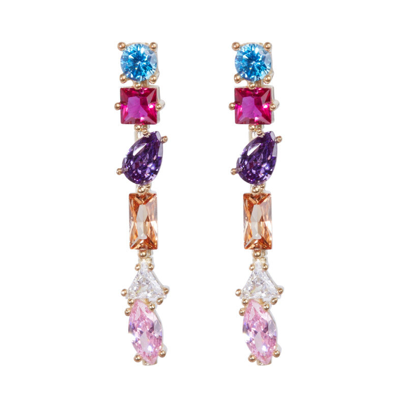 Julie M Earrings - Elegant Dangle Earrings for Women, Sterling Silver Jewelry Gift for Her | Perfect for Parties, Weddings & Everyday Wear