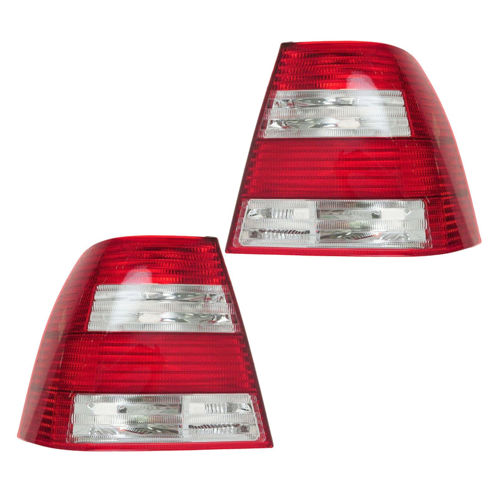 Volkswagen Jetta Rear Tail Lights Set - Compatible with 2004 Models VW2800120 & VW2801120 - Perfect for Replacement, Upgrades, and Nighttime Safety
